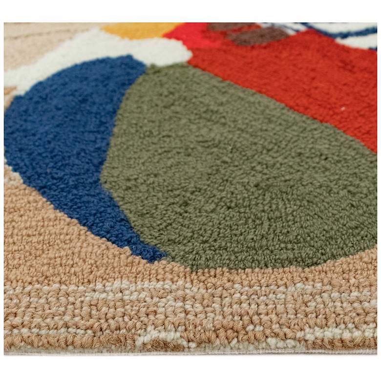 Image 6 Liora Manne Frontporch Coastal Dog Indoor/Outdoor Mat Ocean 2'x5' more views