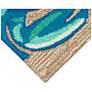 5_Liora Manne Frontporch Crabs Indoor/Outdoor Mat Blue 2'x5' more views