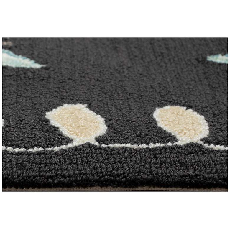 Image 6 Liora Manne Frontporch Dragonfly Indoor/Outdoor Mat Midnight 2'x5' more views