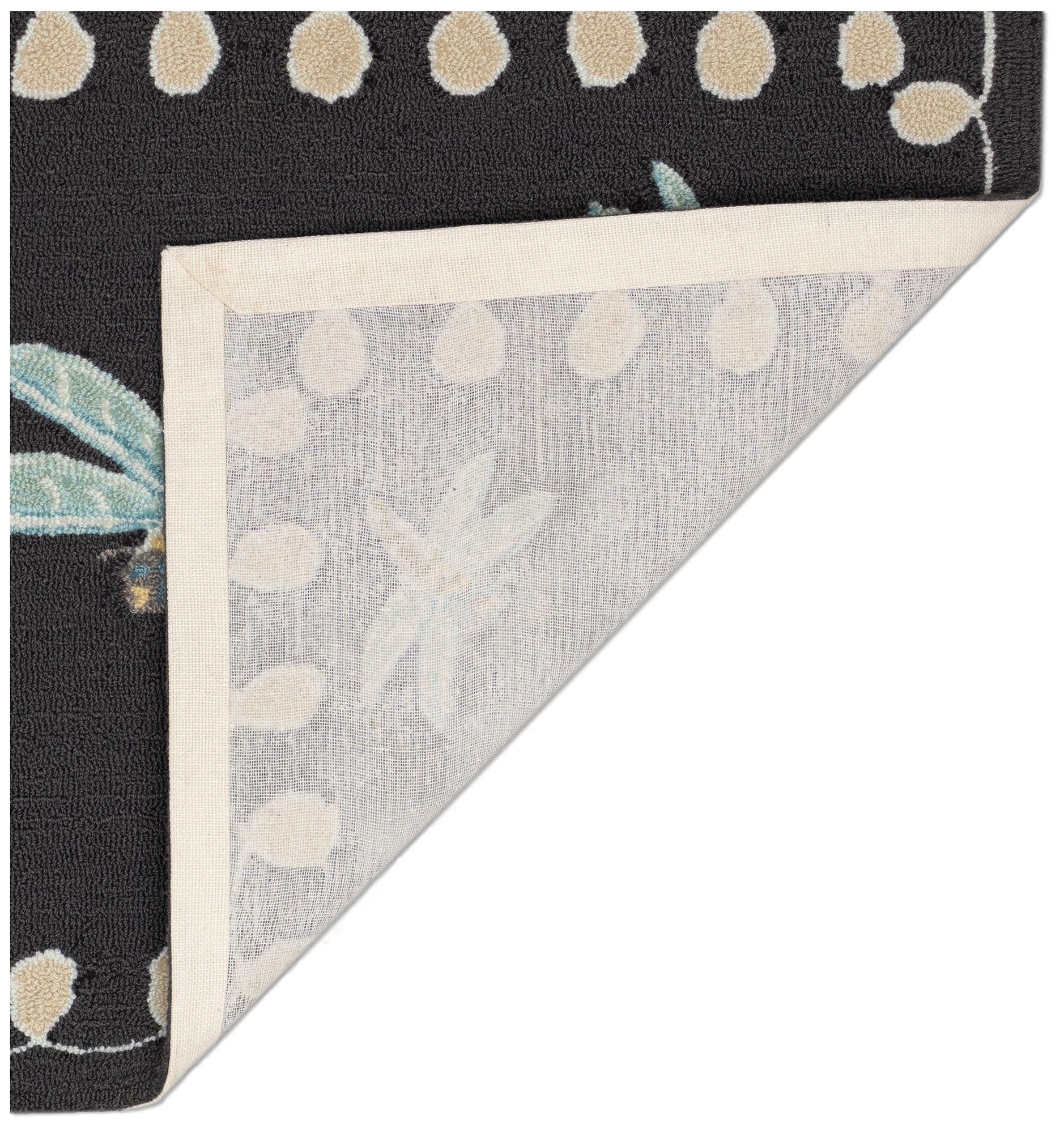 Image 5 Liora Manne Frontporch Dragonfly Indoor/Outdoor Mat Midnight 3'6"x more views