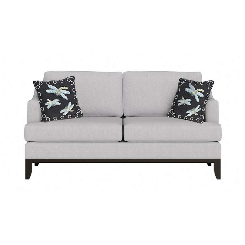 Image 7 Liora Manne Frontporch Dragonfly Indoor/Outdoor Pillow Midnight 18"x18" more views