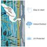 3_Liora Manne Frontporch Egret Indoor/Outdoor Mat Lake 2'x5' more views