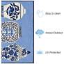 Thumbnail3 of Liora Manne Frontporch Ginger Jars Indoor/Outdoor Mat Blue 1'8"x2'6" more views