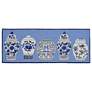 Thumbnail2 of Liora Manne Frontporch Ginger Jars Indoor/Outdoor Mat Blue 2'x5'