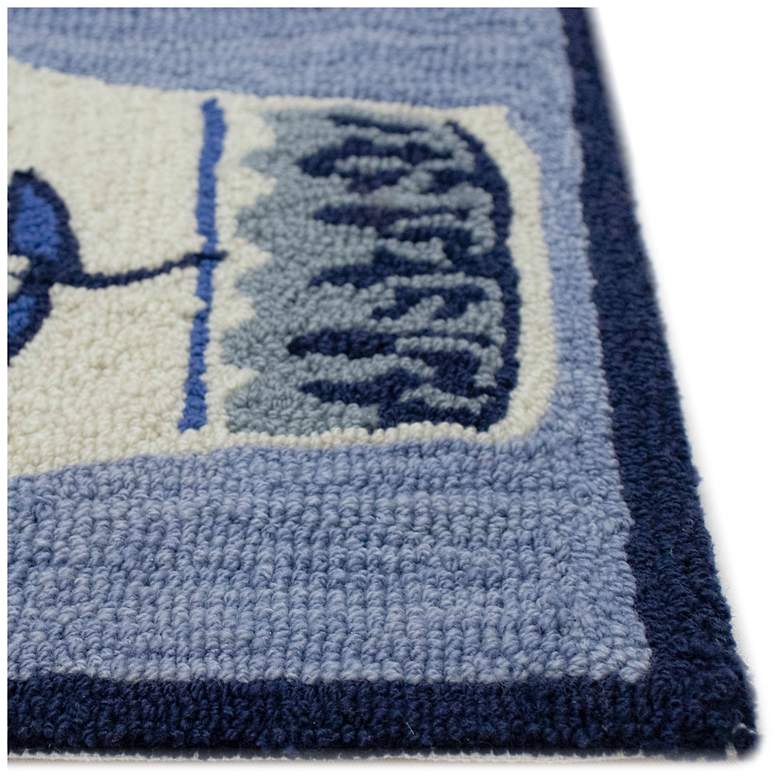Image 6 Liora Manne Frontporch Ginger Jars Indoor/Outdoor Mat Blue 2'x5' more views