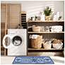 Liora Manne Frontporch Ginger Jars Indoor/Outdoor Mat Blue 2'x5'