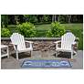 Liora Manne Frontporch Ginger Jars Indoor/Outdoor Mat Blue 2'x5'