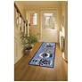 Liora Manne Frontporch Ginger Jars Indoor/Outdoor Mat Blue 2'x5'