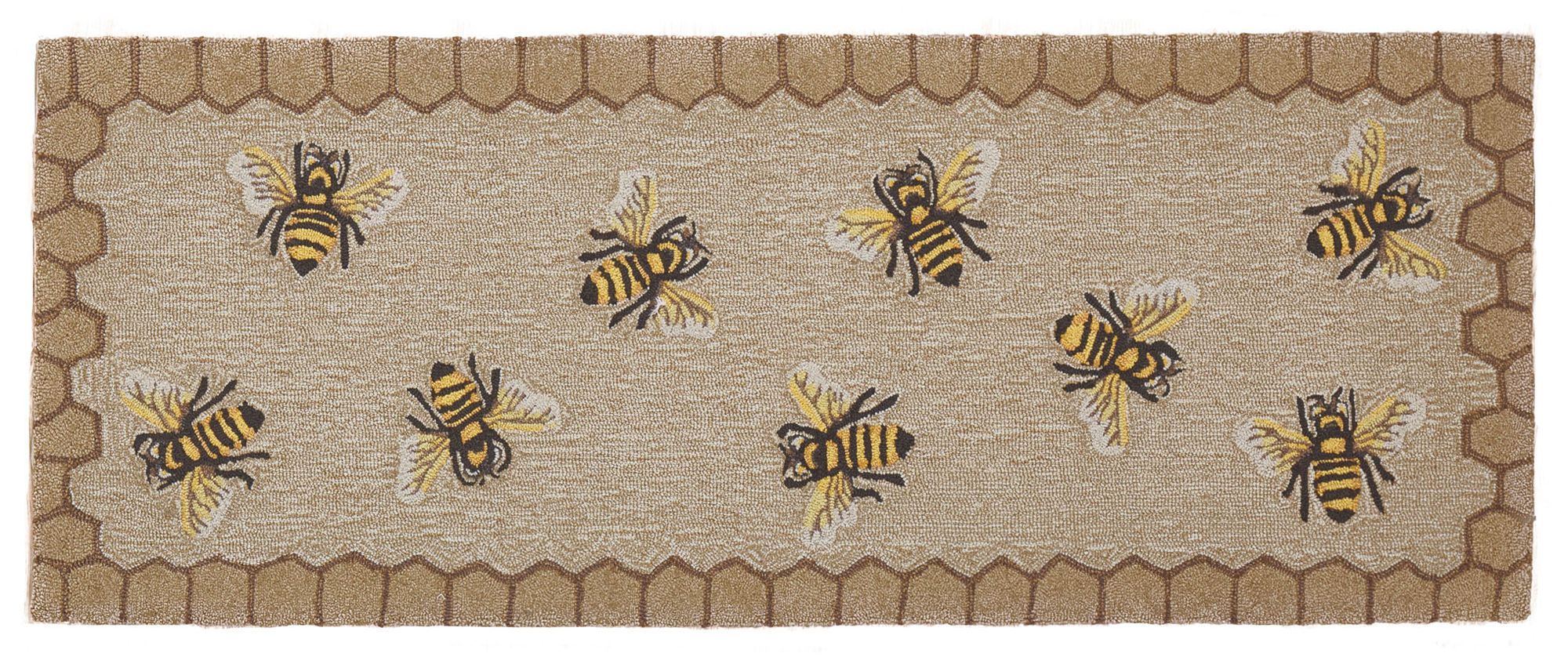 Liora Manne Frontporch Honeycomb Bee