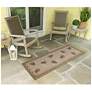 3_Liora Manne Frontporch Honeycomb Bee Indoor/Outdoor Mat Natural 2'x5' more views