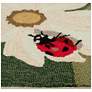 6_Liora Manne Frontporch Ladybugs Indoor/Outdoor Mat Green 2'x5' more views