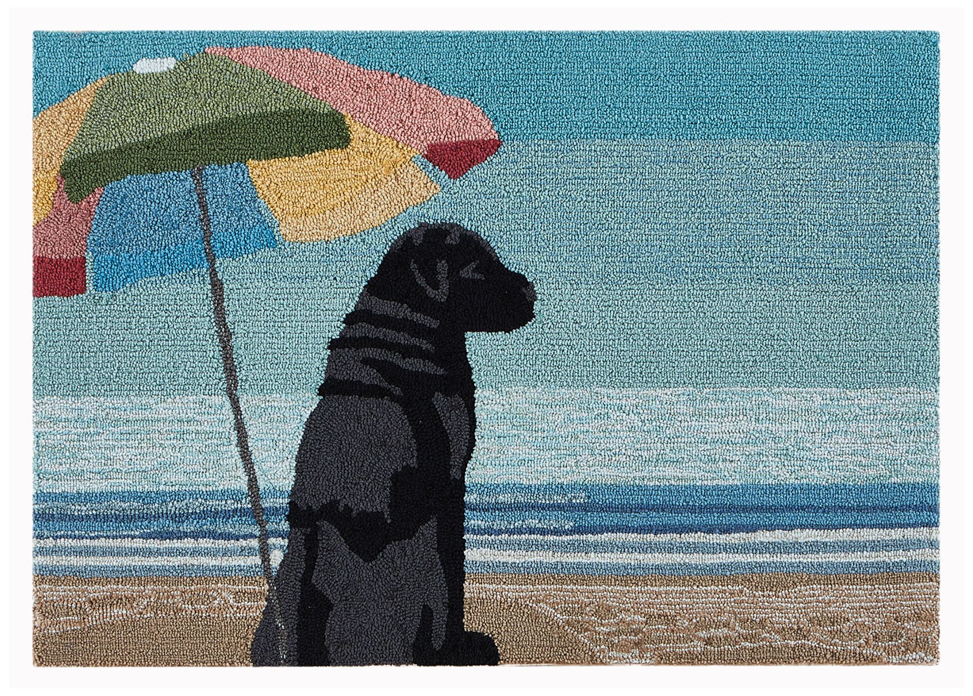 Thumbnail2 of Liora Manne Frontporch Parasol And Pup Indoor/Outdoor Mat Multi 1'8&quo
