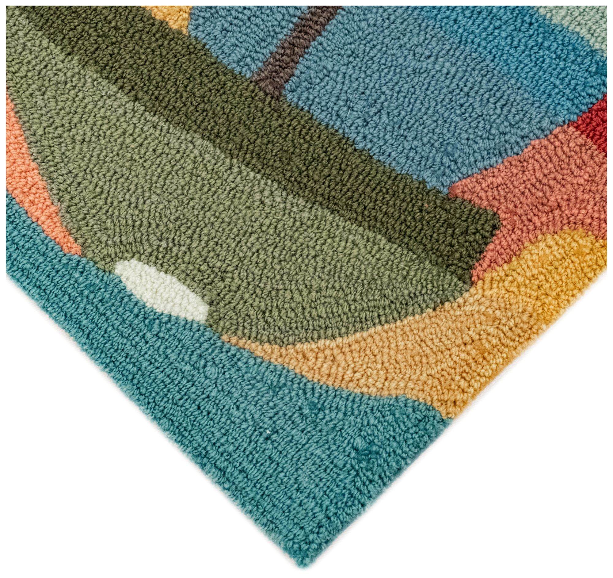 Liora Manne Frontporch Parasol And Pup Indoor/Outdoor Mat Multi 2'x3'