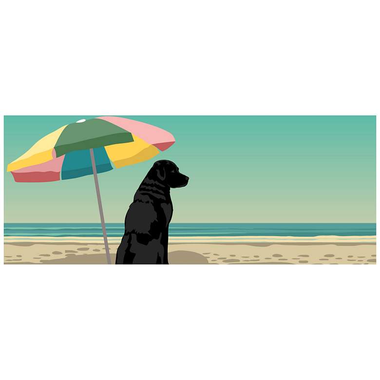Image 2 Liora Manne Frontporch Parasol And Pup Indoor/Outdoor Mat Multi 2'x5'