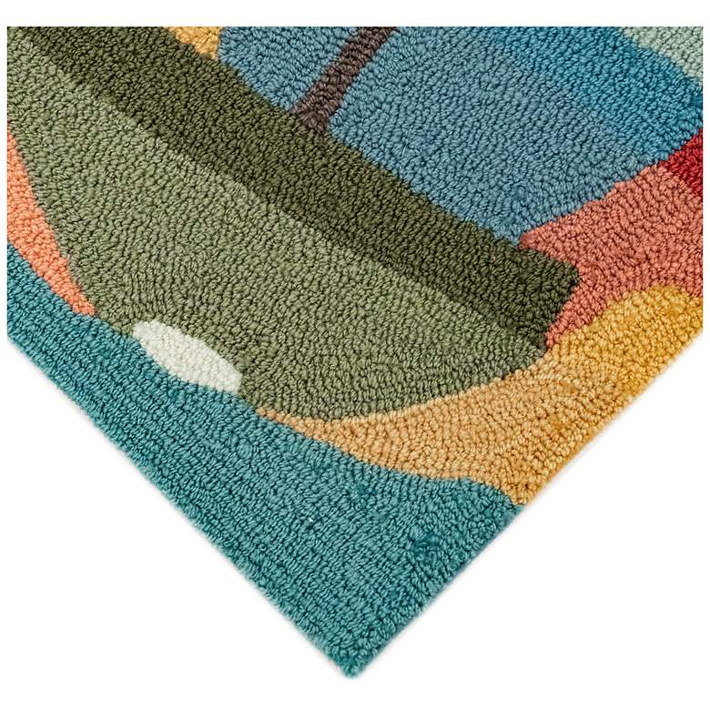 Image 5 Liora Manne Frontporch Parasol And Pup Indoor/Outdoor Mat Multi 2'x5' more views