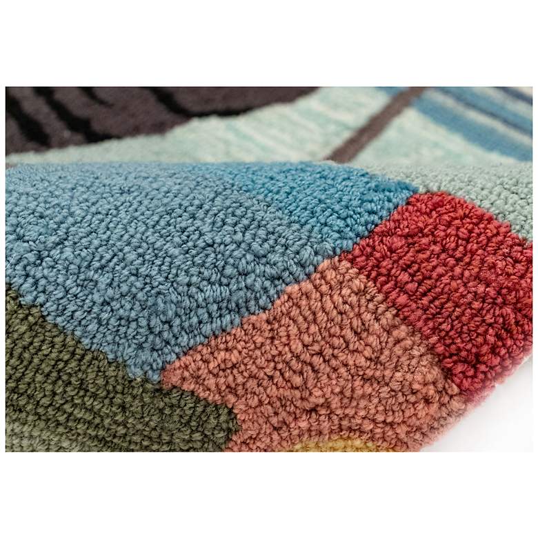 Image 7 Liora Manne Frontporch Parasol And Pup Indoor/Outdoor Mat Multi 2'x5' more views