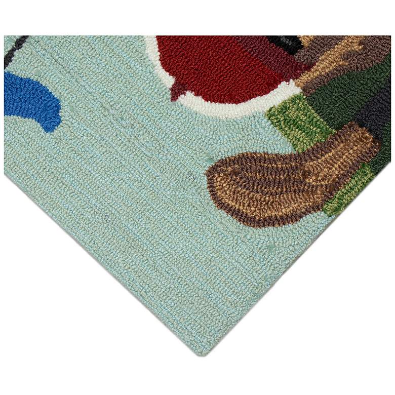 Image 5 Liora Manne Frontporch Putts & Mutts Indoor/Outdoor Mat Multi 1'8"x2'6" more views