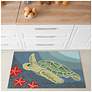 Thumbnail1 of Liora Manne Frontporch Sea Turtle Indoor/Outdoor Mat Ocean 2'x3'