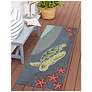 3_Liora Manne Frontporch Sea Turtle Indoor/Outdoor Mat Ocean 2'x5' more views