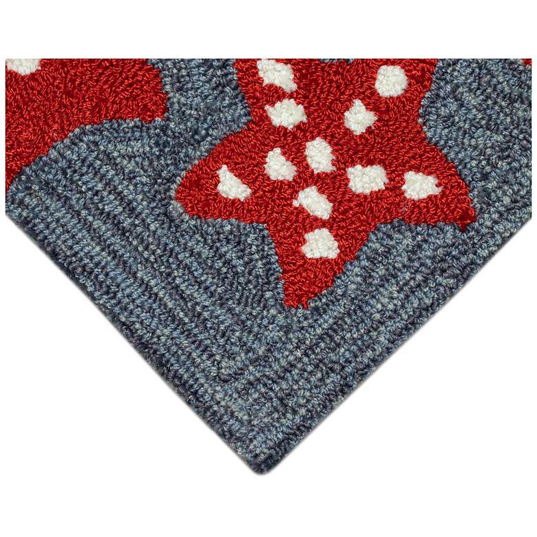 Image 6 Liora Manne Frontporch Sea Turtle Indoor/Outdoor Mat Ocean 2'x5' more views
