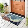 Thumbnail1 of Liora Manne Frontporch Siren Sighting Indoor/Outdoor Mat Ocean 2'x3'