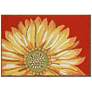 2_Liora Manne Frontporch Sunflower Indoor/Outdoor Mat Red 1'8"x2'6"
