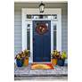 3_Liora Manne Frontporch Sunflower Indoor/Outdoor Mat Red 1'8"x2'6" more views