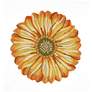 2_Liora Manne Frontporch Sunflower Indoor/Outdoor Mat Yellow 3' Round