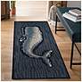 Thumbnail1 of Liora Manne Frontporch Whale Indoor/Outdoor Mat Ocean 2'x5'