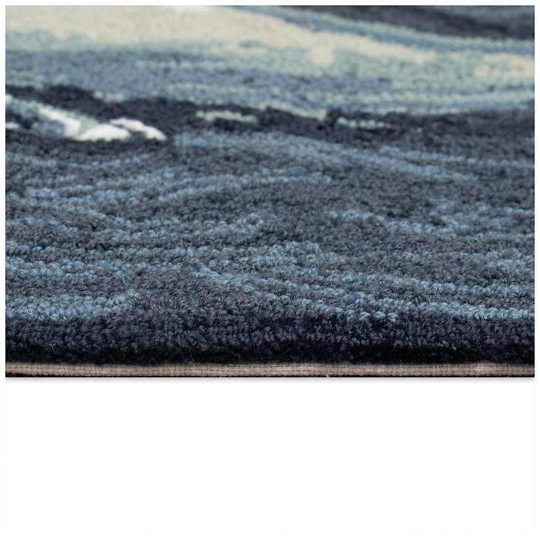 Image 7 Liora Manne Frontporch Whale Indoor/Outdoor Mat Ocean 3' Round more views