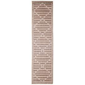Image1 of Liora Manne Malibu Checker Diamond Indoor/Outdoor Rug Neutral 1'11"