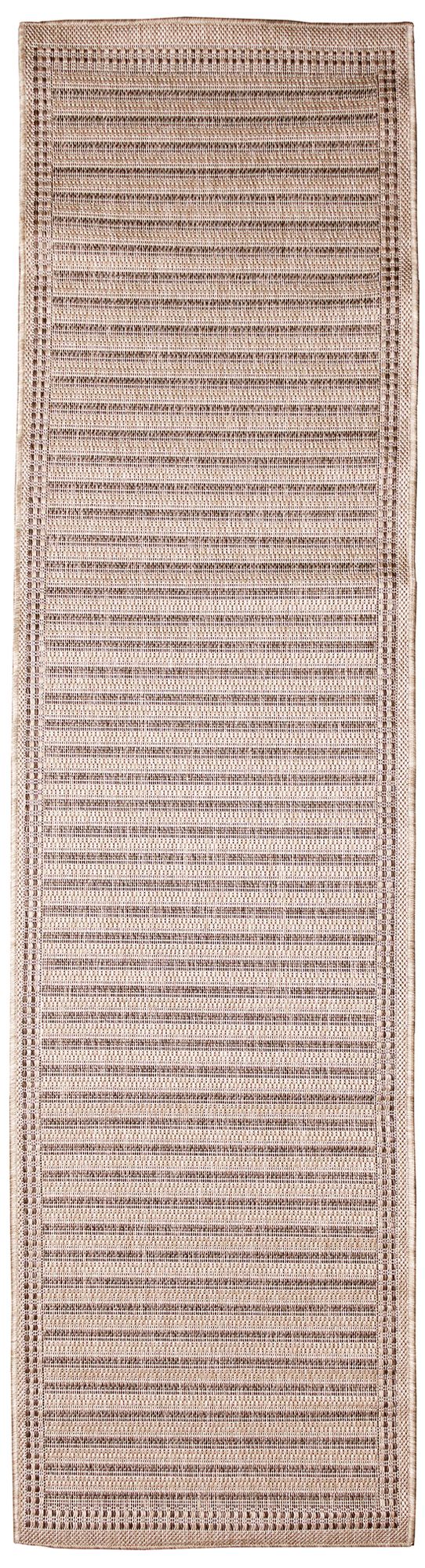 Liora Manne Malibu Simple Border Indoor/Outdoor Rug Neutral 1'11" 
