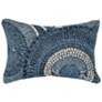 2_Liora Manne Marina Circles Indoor/Outdoor Pillow Delft 12" x 18"