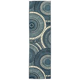 Image1 of Liora Manne Marina Circles Indoor/Outdoor Rug Delft 1'11" x 7'