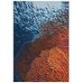 Liora Manne Marina Coral Indoor/Outdoor Rug Ocean 4&#39;10" x 7&#39;6&