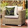 3_Liora Manne Marina Jungle Leaves Indoor/Outdoor Pillow Black 18"x18" more views