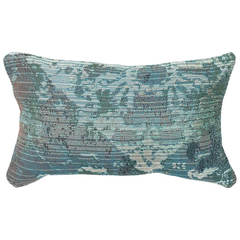 Image 1 Liora Manne Marina Kermin Indoor/Outdoor Pillow Blue 12"x18"