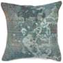 2_Liora Manne Marina Kermin Indoor/Outdoor Pillow Blue 18"x18"