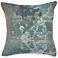 Liora Manne Marina Kermin Indoor/Outdoor Pillow Blue 18"x18"