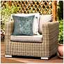 3_Liora Manne Marina Kermin Indoor/Outdoor Pillow Blue 18"x18" more views