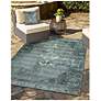 6_Liora Manne Marina Kermin Indoor/Outdoor Pillow Blue 18"x18" more views