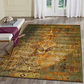 Image3 of Liora Manne Marina Kermin Indoor/Outdoor Rug Green 3'3" x 4'11 more views