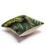 3_Liora Manne Marina Palm Border Indoor/Outdoor Pillow Black 12" x 18&qu more views
