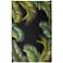 Liora Manne Marina Palm Border Indoor/Outdoor Rug Black