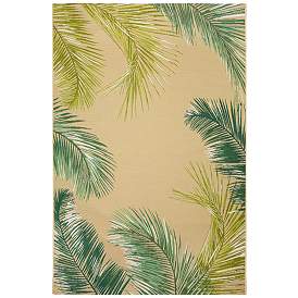 Image1 of Liora Manne Marina Palm Border Indoor/Outdoor Rug Sisal 8'10" x 11