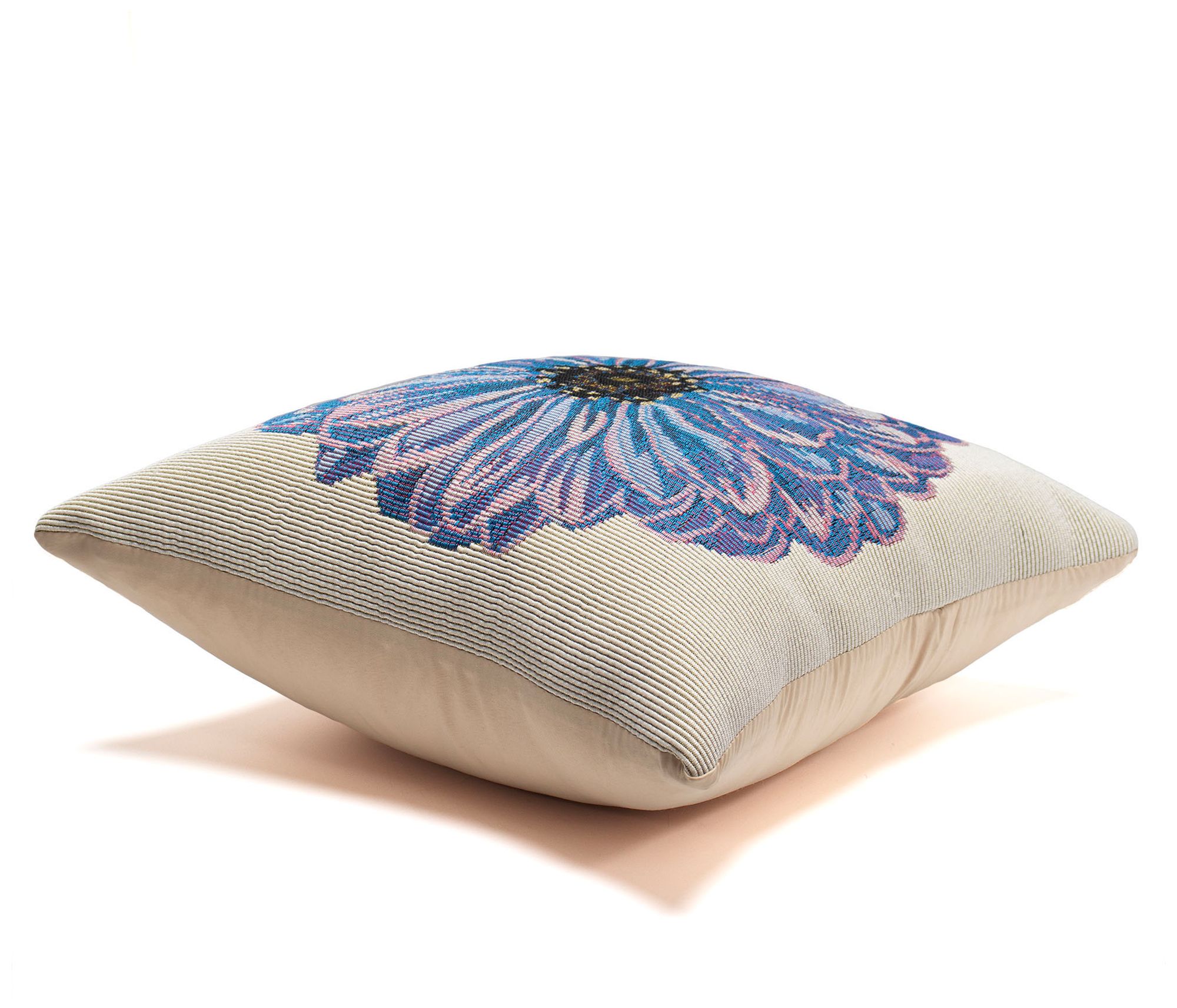 Image 6 Liora Manne Marina Purple Flower Indoor/Outdoor Pillow Purple 18"x18 more views