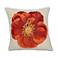 Liora Manne Marina Red Flower Indoor/Outdoor Pillow Red 18"x18"