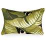 Liora Manne Marina Safari Indoor/Outdoor Pillow Green 12" x 18"