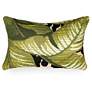 Liora Manne Marina Safari Indoor/Outdoor Pillow Green 12" x 18"