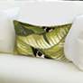 Thumbnail1 of Liora Manne Marina Safari Indoor/Outdoor Pillow Green 12" x 18"